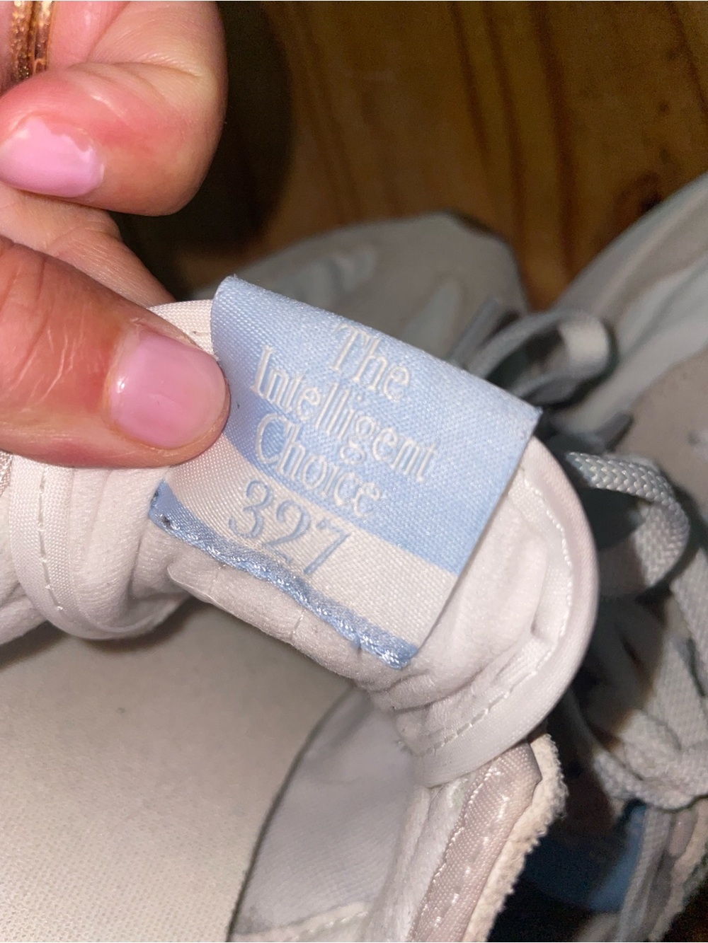 New Balance 327 Timberwolf Sneakers In Sea Salt/light Chrome Blue Womens Sz 9 - Picture 7 of 8